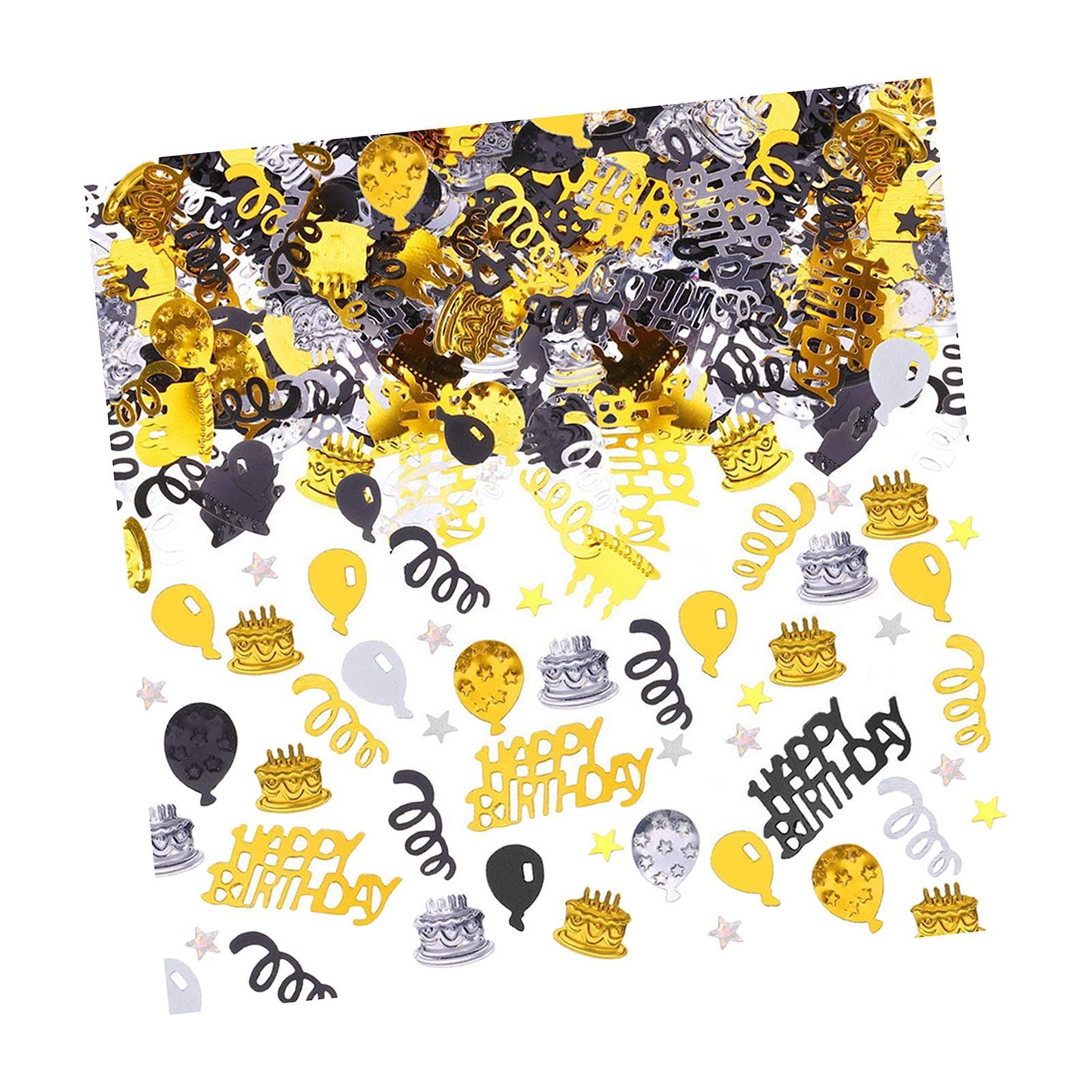 450 Pieces Birthday Cake Confetti Table Scatter Confetti for Party DIY Arts