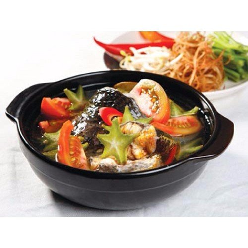 Nồi đất kho cá , nấu mì cay dày dặn 8 inch , 1L