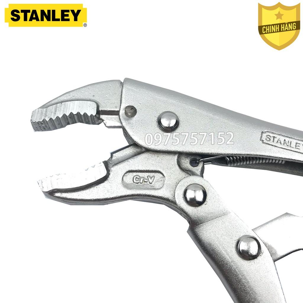 Kìm chết thép trắng CR-V cao cấp Stanley 175mm, kìm bấm chết mũi cong chuyên dụng