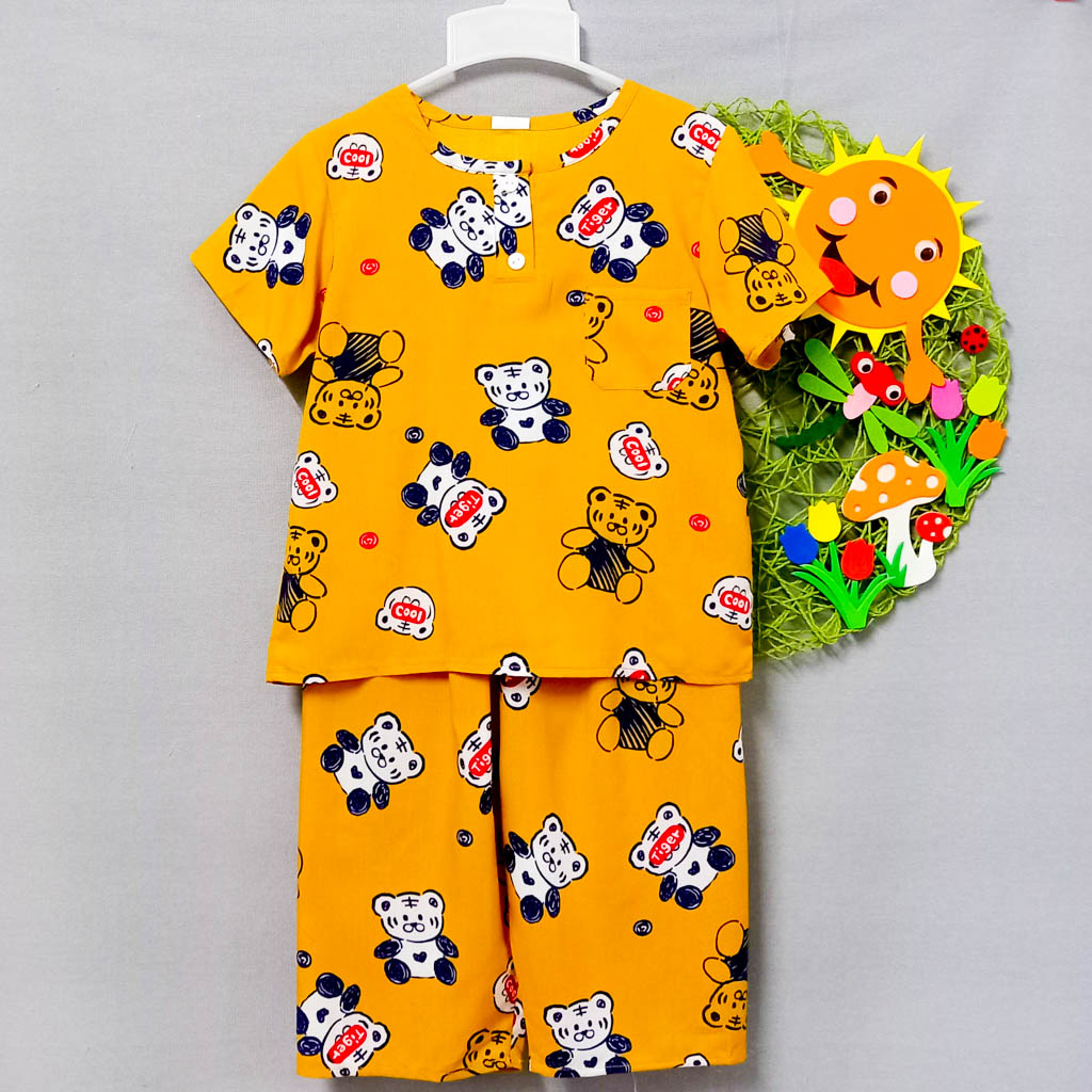 Bộ tole tay ngắn quần dài bé trai 13-14kg