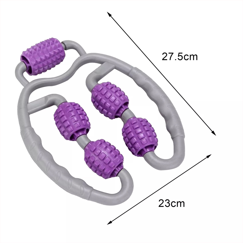 Con lăn Masage cơ bắp tay bắp chân vai gáy cục xoay 360 độ có gai cải thiện tình trạng đau nhức cơ tạo độ đàn hồi cho da