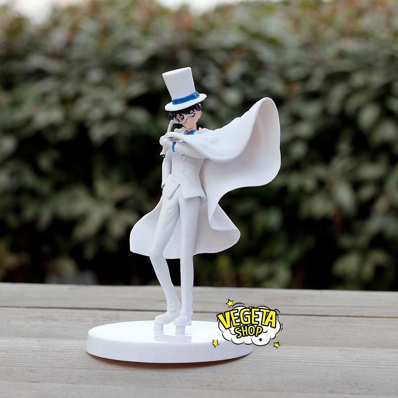 Mô hình Kaito Kid - Mô hình Conan - Magic Kaito - Siêu đạo chích Kid tung áo choàng cầm chim bồ câu - Cao 14,5cm