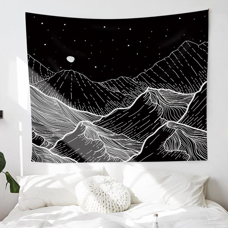 Bộ sưu tập đen huyền bí - Tranh Vải treo tường Decor phòng hot nhất 2020