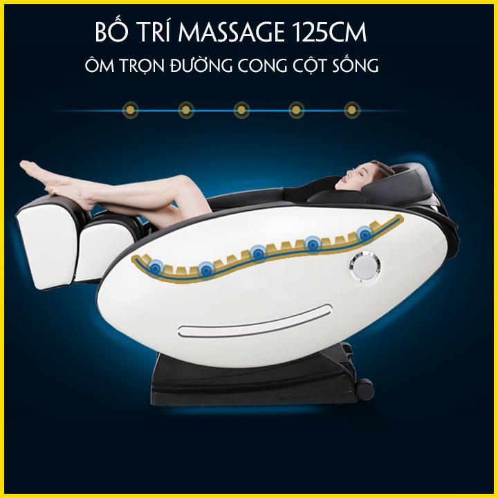  Ghế Massage toàn thân cao cấp công nghệ Nhật Bản (Massage 8D, Bấm huyệt, Âm nhạc thư giãn)