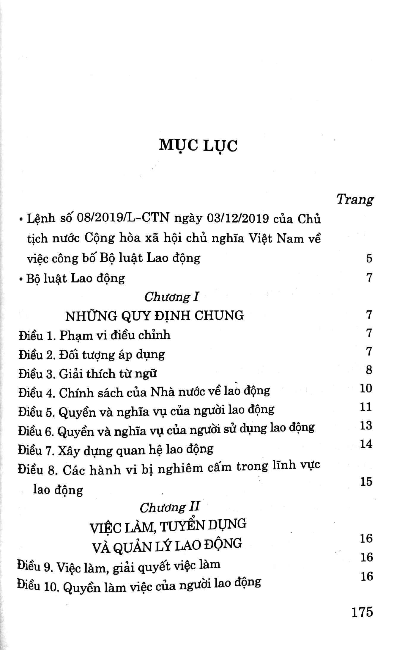 Bộ Luật Lao Động (Hiện Hành)