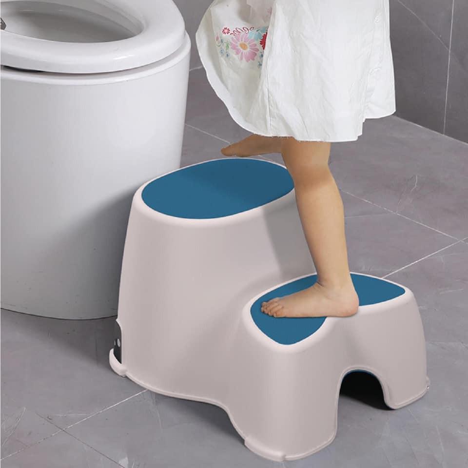 Ghế bậc Holla - Ghế kê chân toilet, bồn cầu cho bé khi đi vệ sinh Holla cao cap chinh hang
