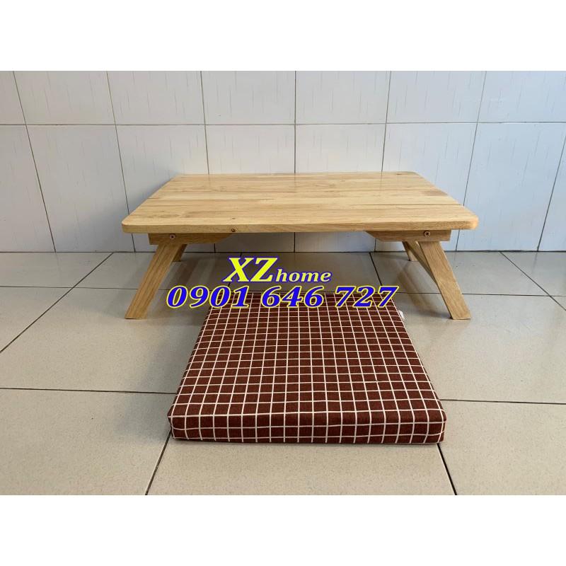 Bàn Trà Gỗ Chân Thang Ngồi Bệt 60x40x26cm