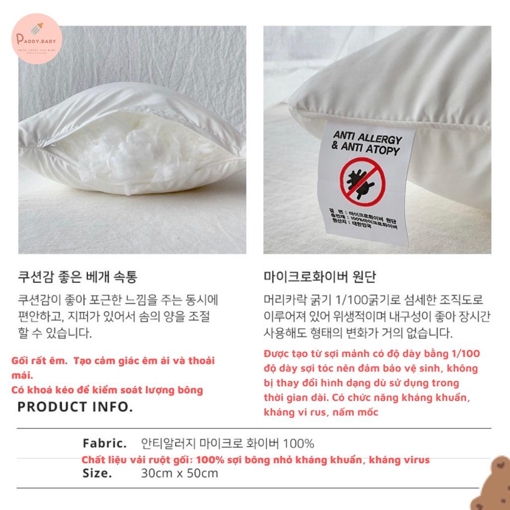 Gối kèm ruột Quilting thêu Dottodot Malolotte Hàn Quốc cho bé - made in korea &lt;có sẵn