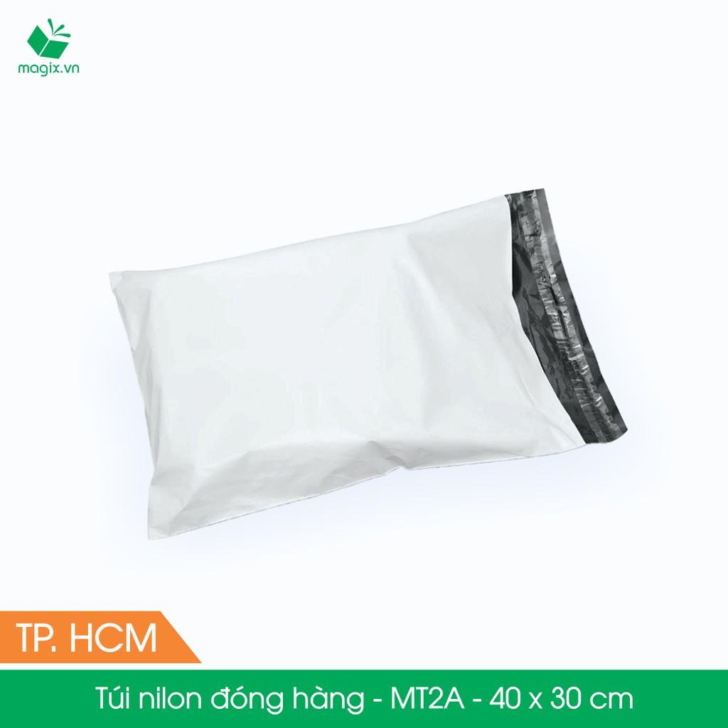 MT2A - 40x30 cm - 500 túi nilon 2 lớp đóng hàng thay thùng hộp carton