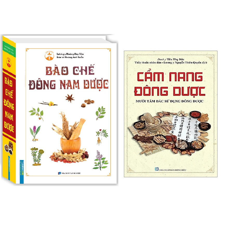 Combo Cẩm Nang Đông Dược+Bào chế đông nam dược(bìa cứng)