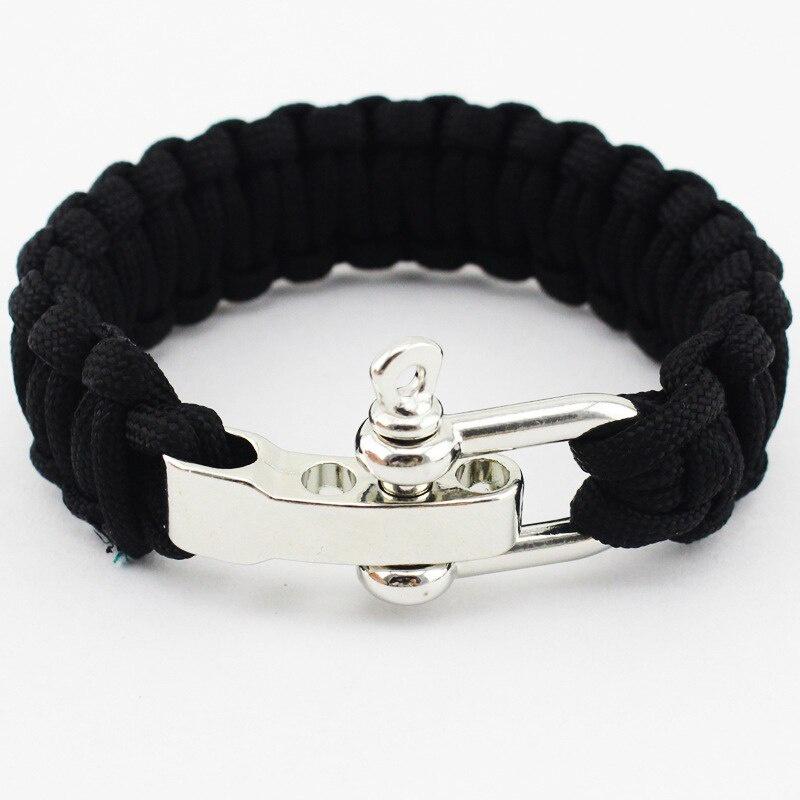 Survival Parachute Rope Bracelet Woven Hand Rope Seven Core Emergency Escape And Lifesaving Bracelet