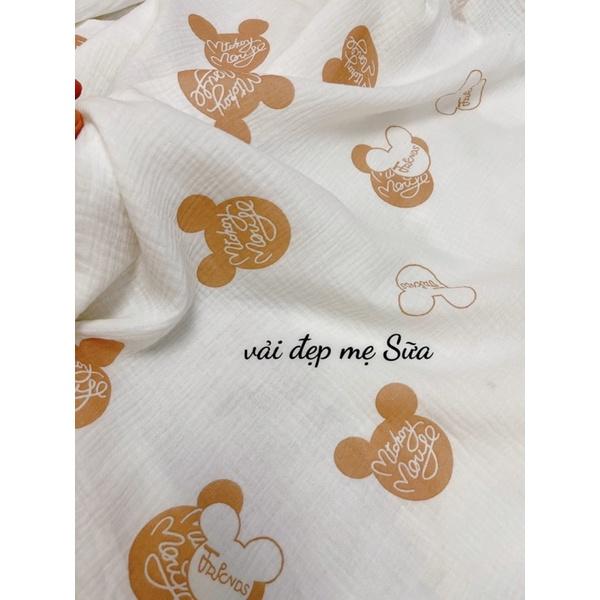 vải xô muslin cao cấp micky