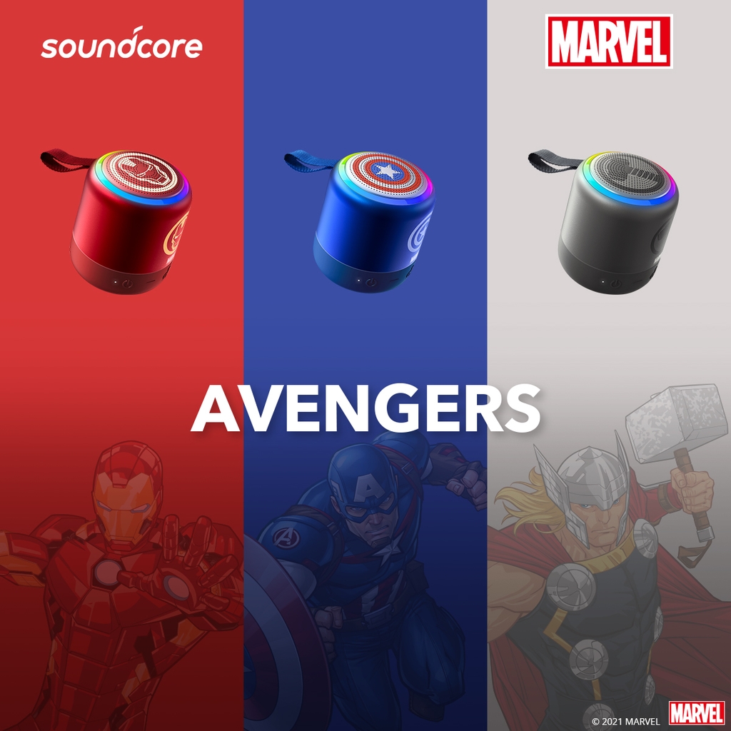 Loa bluetooth SOUNDCORE Mini 3 Pro - Phiên bản Marvel - A3127S