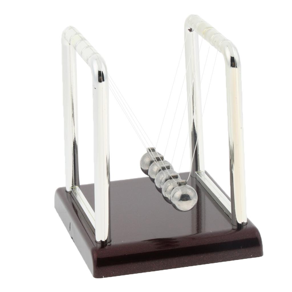 Square Newton's Cradle Balance Balls Physics Science Pendulum Toy Large