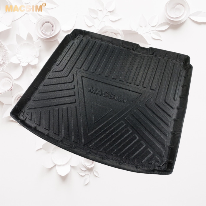 Thảm lót cốp xe ô tô MG ZS nhãn hiệu Macsim chất liệu TPV cao cấp màu đen hàng loại 2