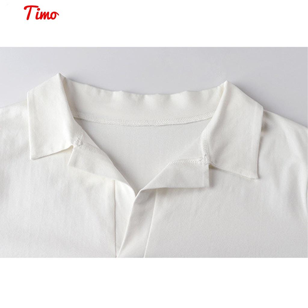 Áo croptop nữ ,Áo croptop, tay ngắn có cổ kiểu polo thời trang đẹp form rộng sexy cá tính thể thao màu trắng đen ACN002