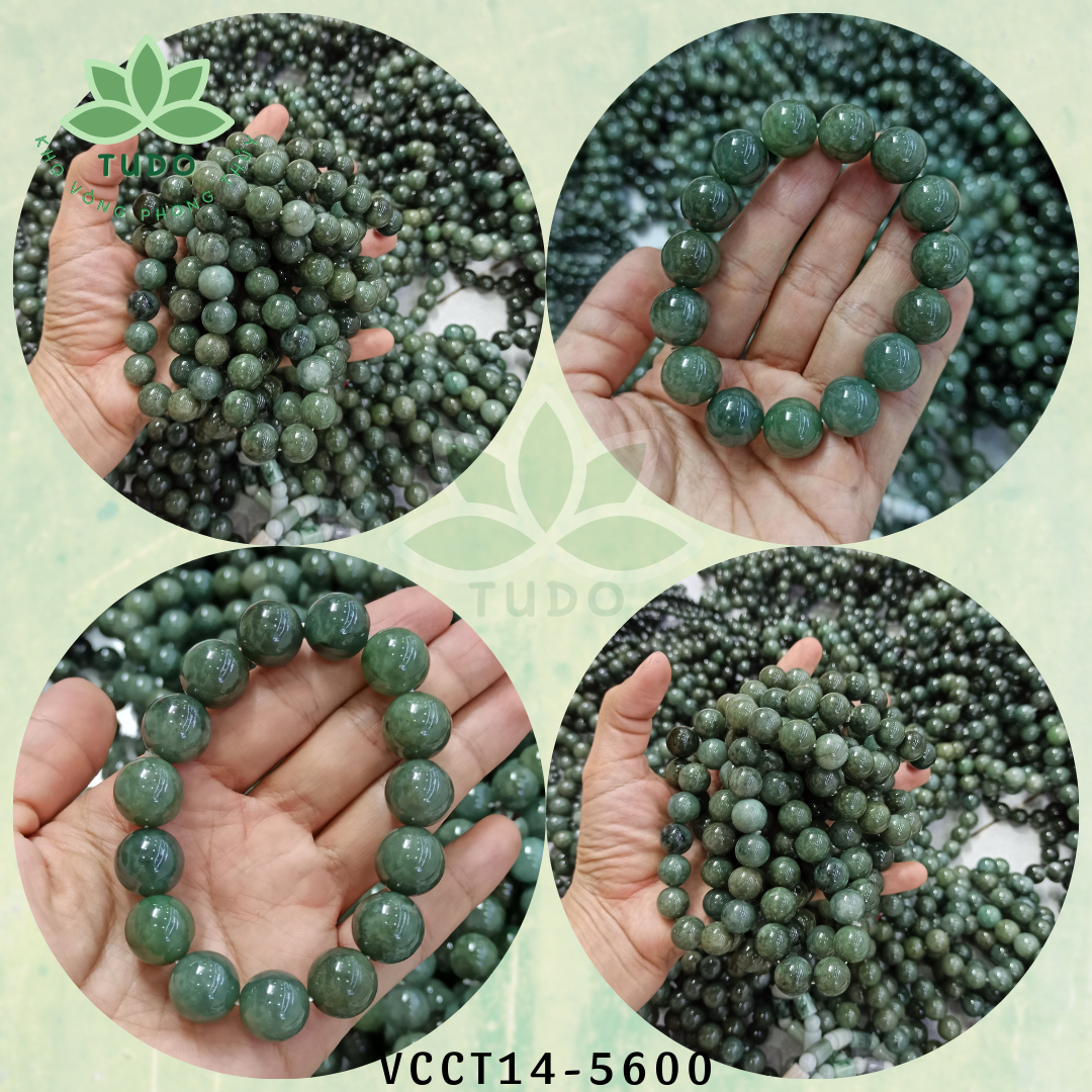 Vòng phong thủy TUDO cẩm thạch nữ