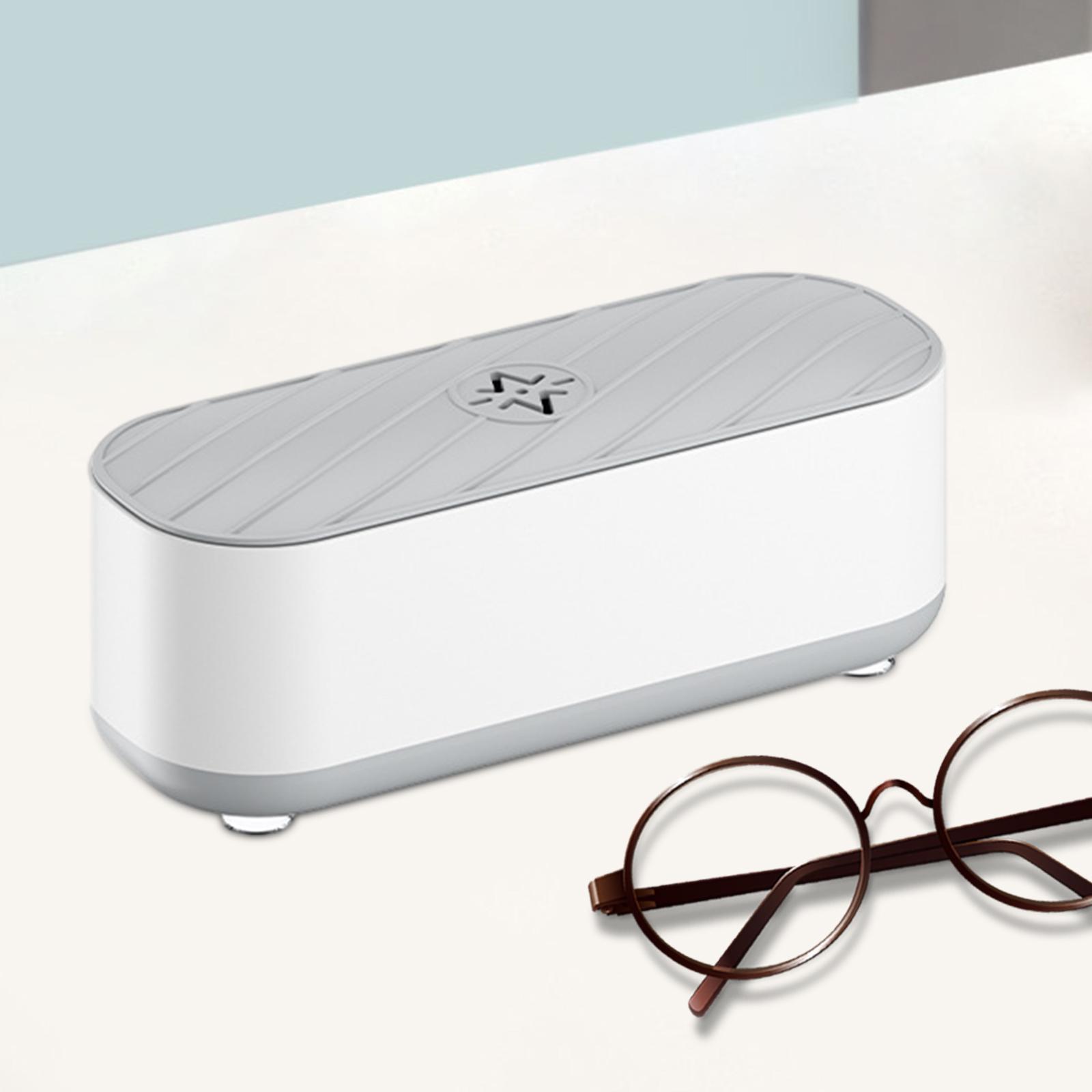 Glasses Cleaning Machine  Jewelry Cleaner ,360 Fast Cleaning Efficient Cleaning Portable, Vibration for Combs Watches