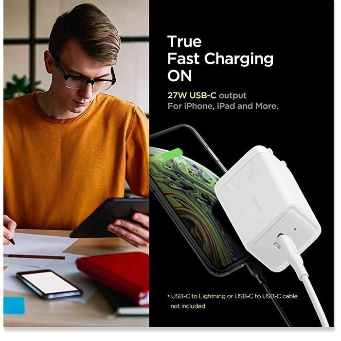 Củ Sạc Nhanh Spigen Essential F210 USB Wall Charger - Hàng Chính Hãng