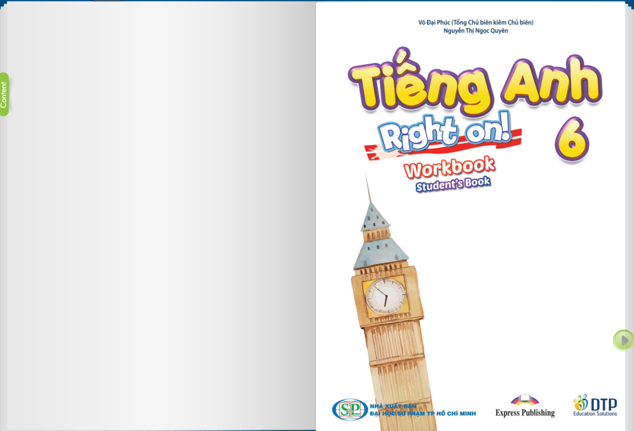 Hình ảnh [E-BOOK] Tiếng Anh 6 Right on!  Sách mềm sách bài tập