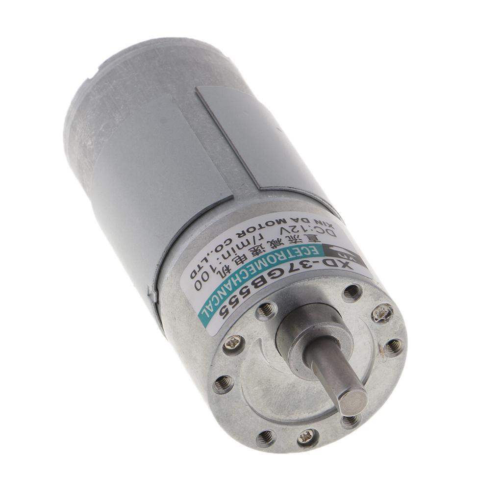 XD-37GB555 100RPM 12V 15W Adjustable Speed Gear Motor Micro Gear Motor