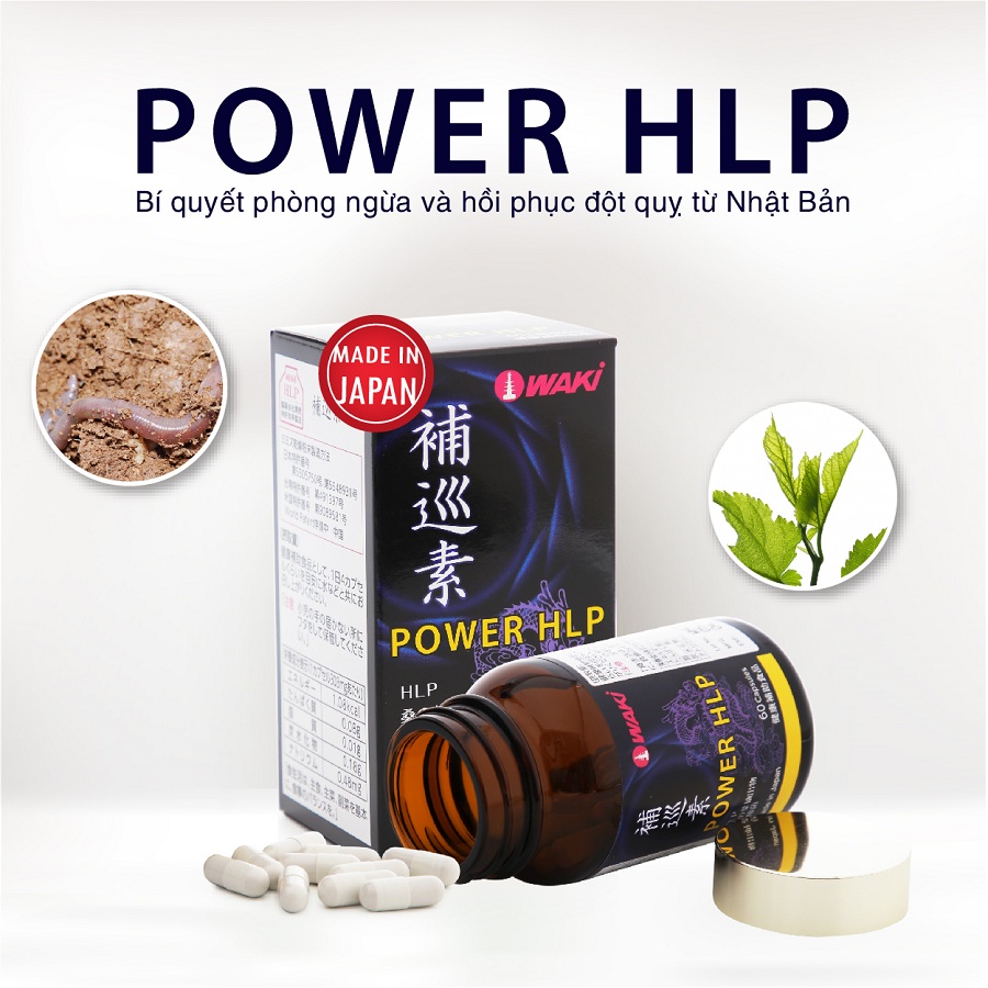 Thực phẩm chức năng Power HLP Hỗ Trợ & Hồi Phục Đột Quỵ