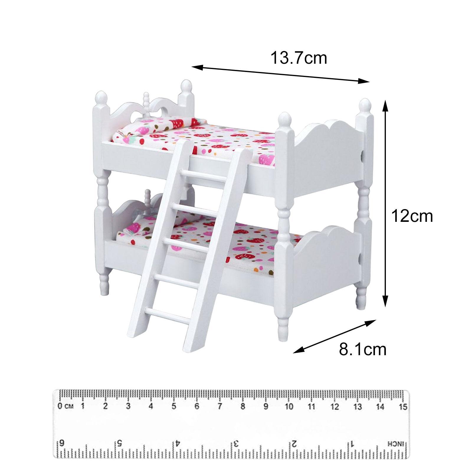 Wooden 1/12 Dollhouse Miniature   Room Furniture Kit Decor 8pcs