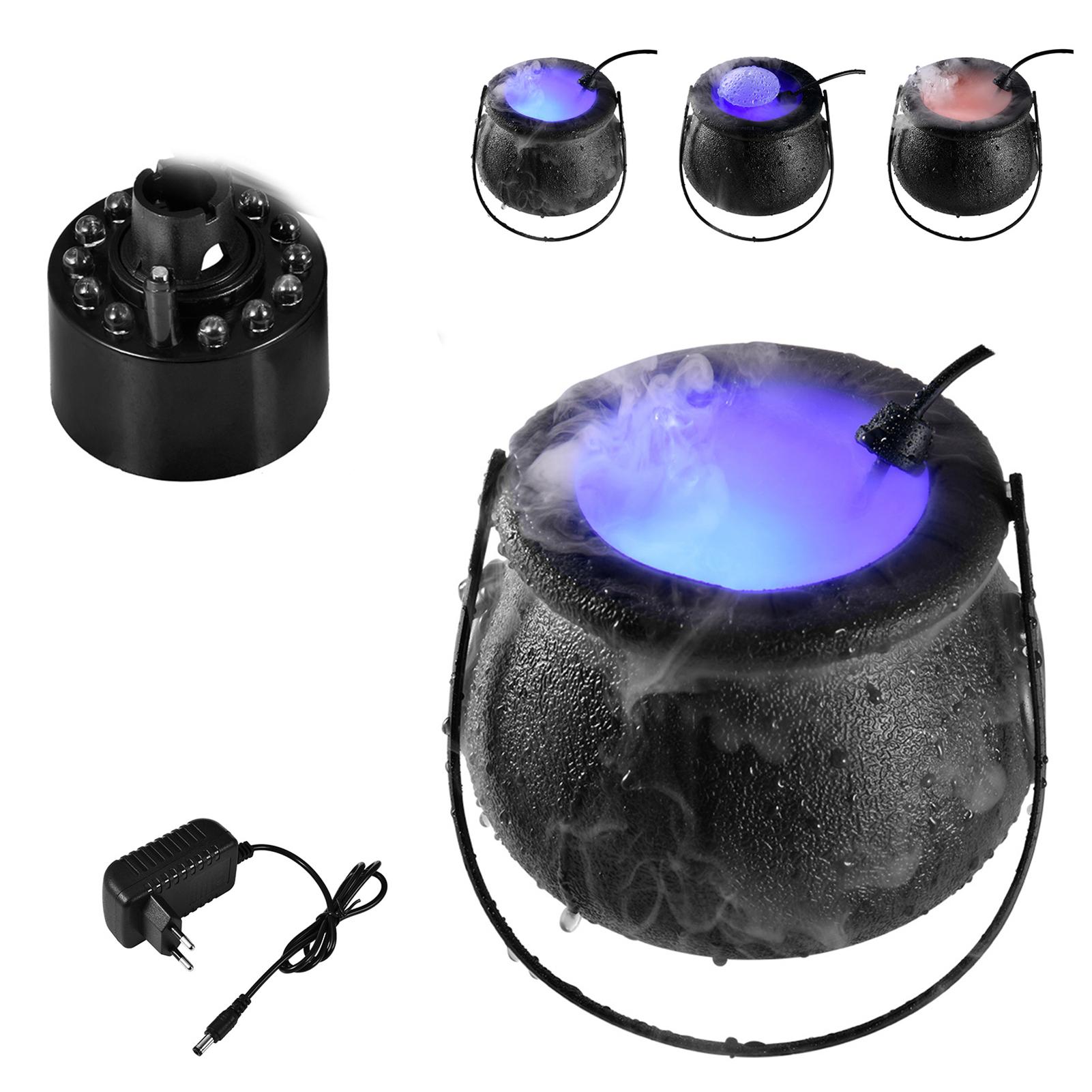 Lọ Phun Sương Phù Thủy Trang Trí Halloween Có Đèn Led Đổi Màu