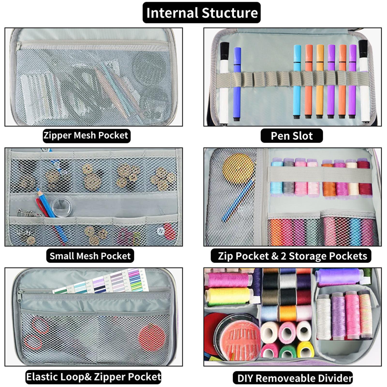 Sewing Storage Organizer Tools Multifunctional for Beginner Buttons Clips