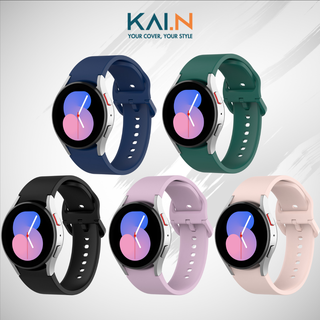 Dây Đeo Silicone Dành Cho Galaxy Watch 5 Pro / Watch 5 / Watch 4 Series, Kai.N Galaxy Watch Sport Band - Hàng Chính Hãng