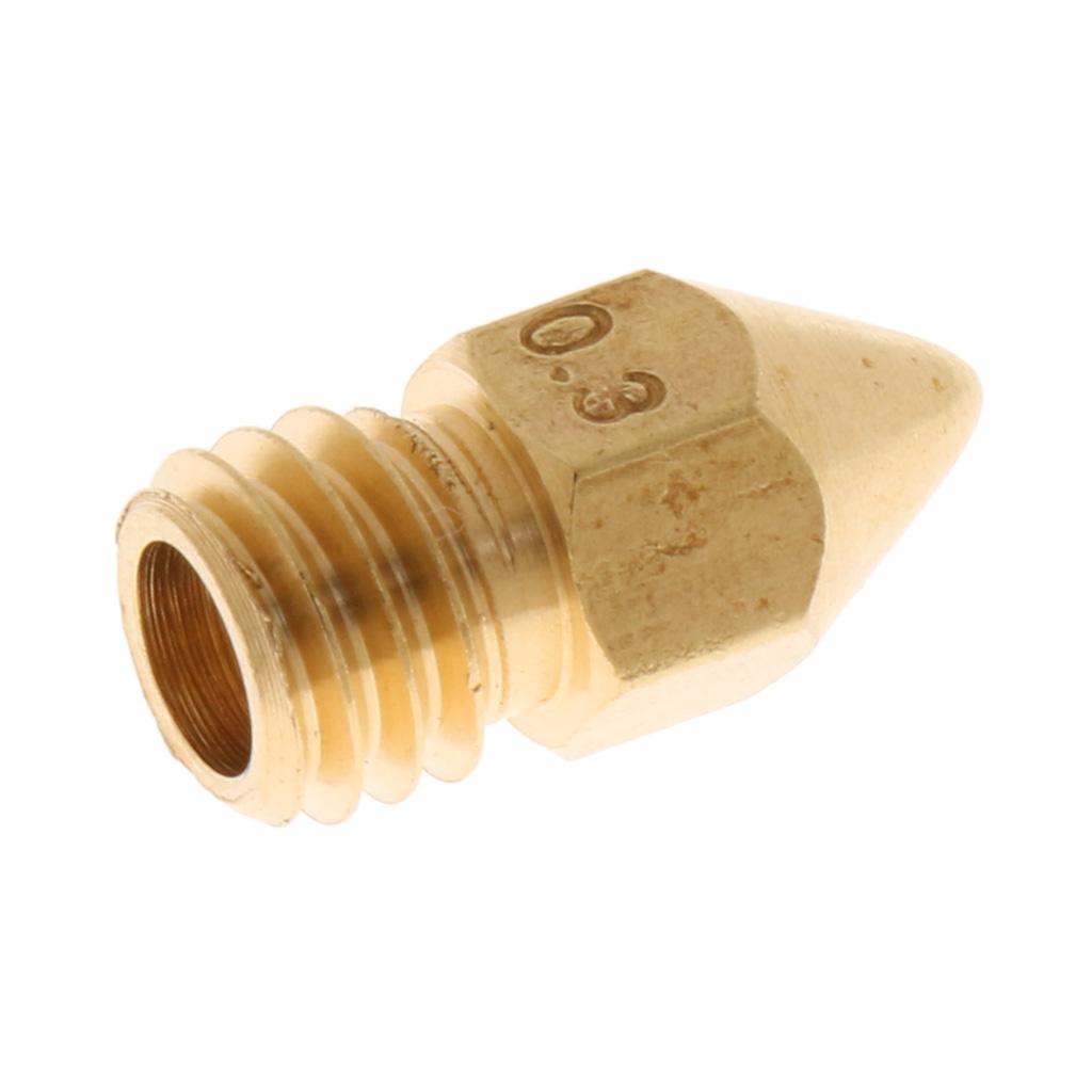 0.3mm Brass Nozzle for 1.75mm 3D  Head Hotend Extruder Accessories