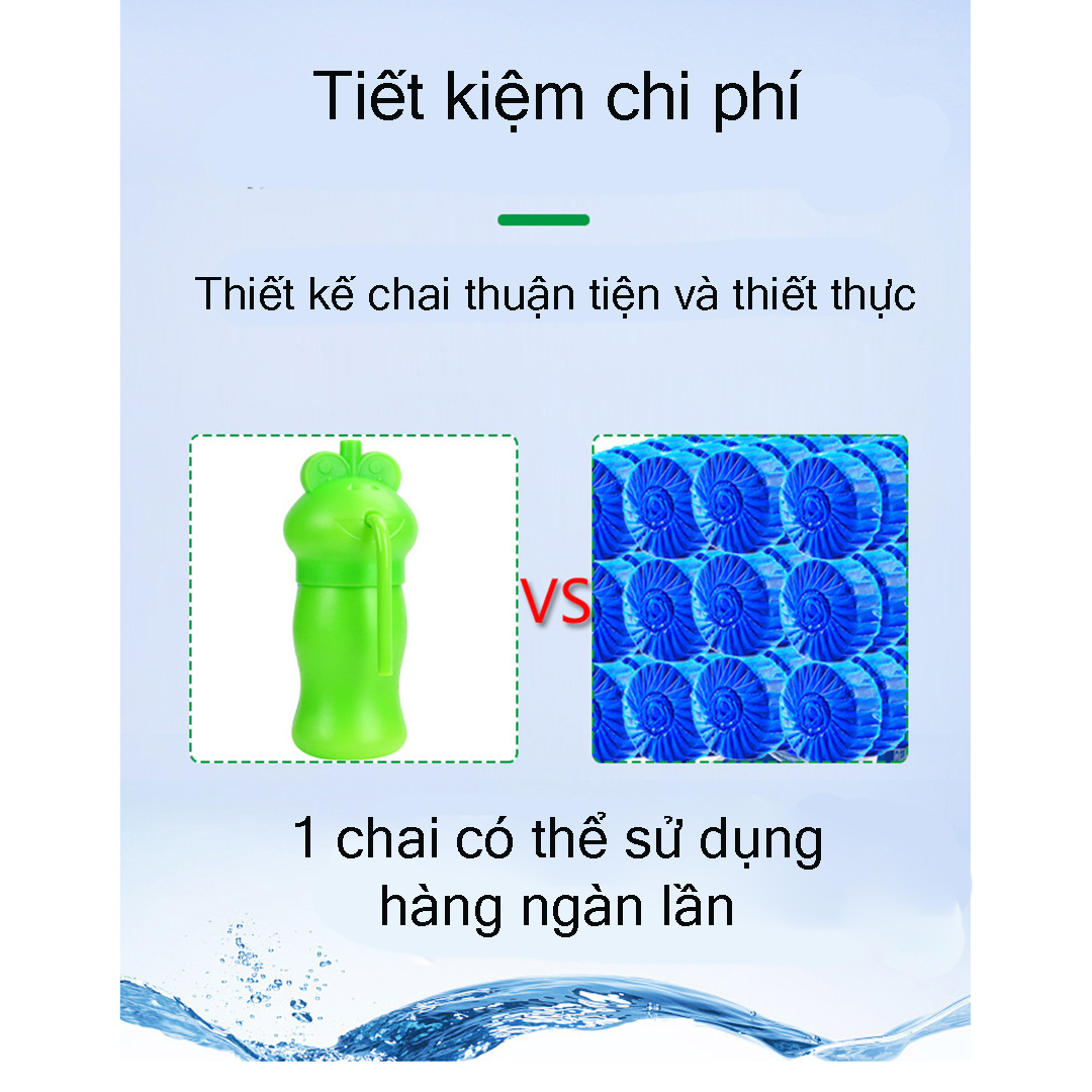 Ếch xanh khử khuẩn toilet 5 in 1, làm sạch nhà vệ sinh, chất tẩy Frog Guard tẩy rửa, khử trùng và khử mùi hôi