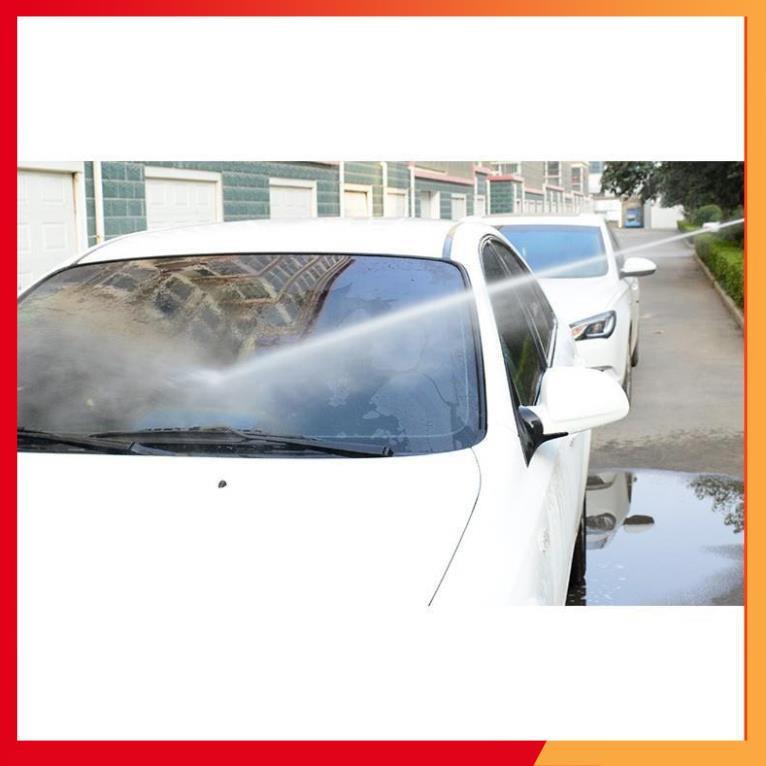 Bộ dây vòi xịt nước tưới cây rửa xe,tăng áp 3 lần, loại 15m (cút nhựa nối đồng nhựa) 206846