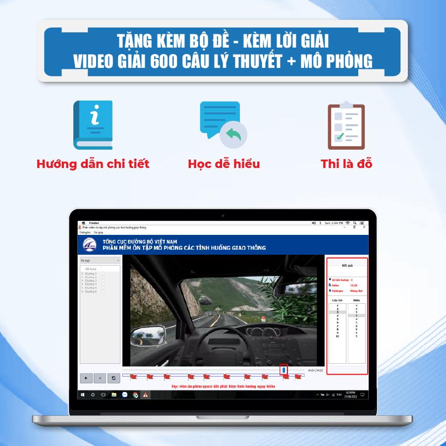 Sách 120 Câu Mô Phỏng Lái Xe Ô Tô Thi Đỗ Sau 5 Ngày Học, Tặng Kèm Tờ Biển Báo