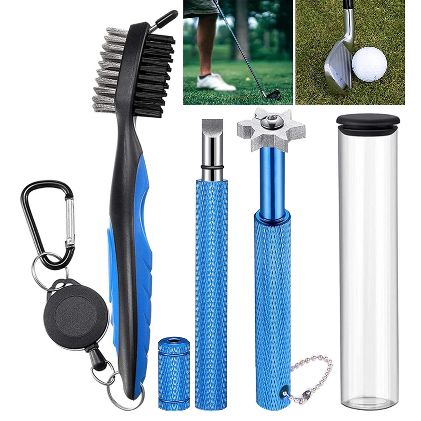 Golf Club Cleaner Groove Sharpener Golf Club Brush Golf Club Cleaning Kit for Golfers