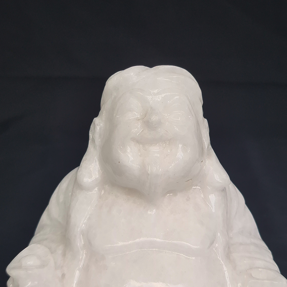 Bộ Thần Tài Thổ Địa - Đá Trắng - 16Cm - Mx