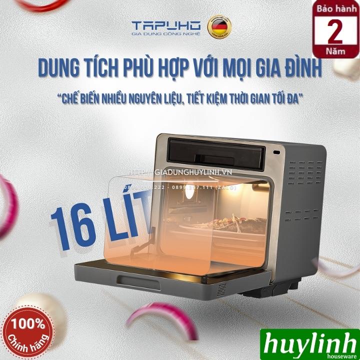 (Hàng chính hãng) Nồi chiên hơi nước cao cấp TAPUHO TSF16 - Thương hiệu Đức - 2.800w - 16 lít - BH 2 năm