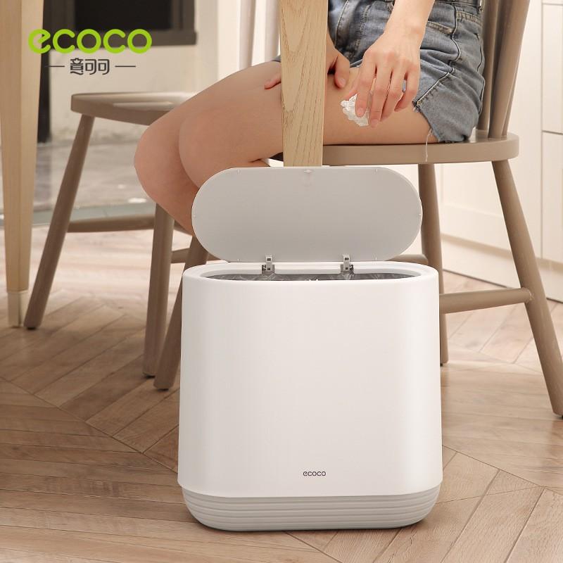 Thùng Rác Thông Minh Thùng Rác Cảm Ứng Cao Cấp Ecoco Dung Tích 10L