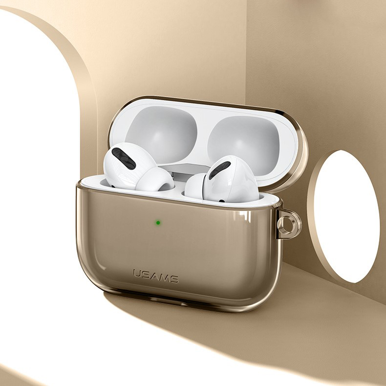 Airpods Pro Case Ốp Bảo Vệ PC Cho Airpods Pro Hiệu Usam_ Hàng Nhập Khẩu