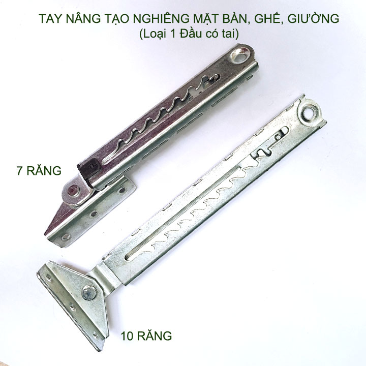 01 Thanh nâng, tạo độ nghiêng mặt bàn, ghế, giường làm bằng thép mạ chống gỉ