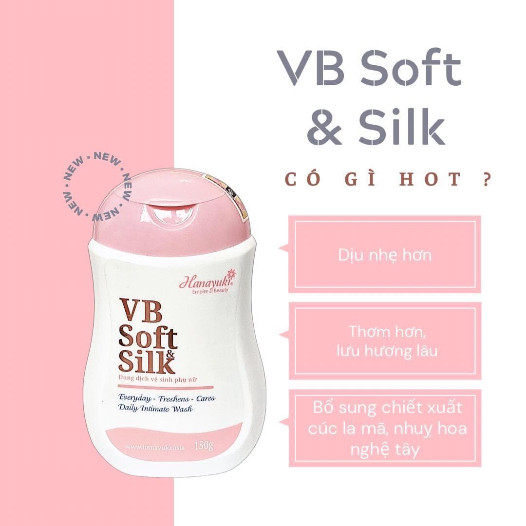 Dung Dịch Vệ Sinh Phụ Nữ Hanayuki VB Soft Silk