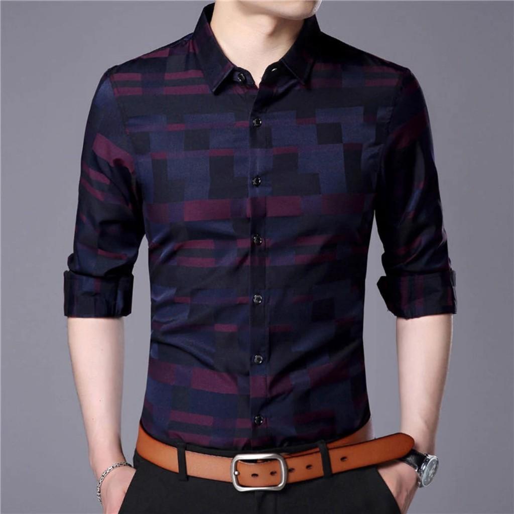 Áo Sơ Mi Nam Dài Tay In 3D Mẫu GQ02 Thời Trang TOP FASHION TOP Chất Vải Đẹp, Thoáng Mát, Tạo Cảm Giác Thoải Mái Khi Mặc