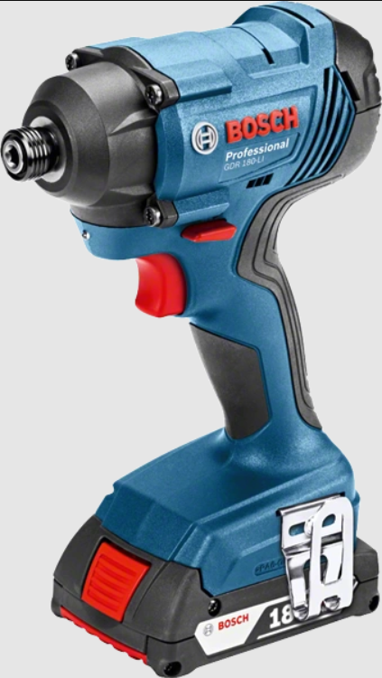 MÁY KHOAN VẶN VÍT DÙNG PIN 18V 1/4 '' (6.35MM) BOSCH GDR 180-LI - HÀNG CHÍNH HÃNG