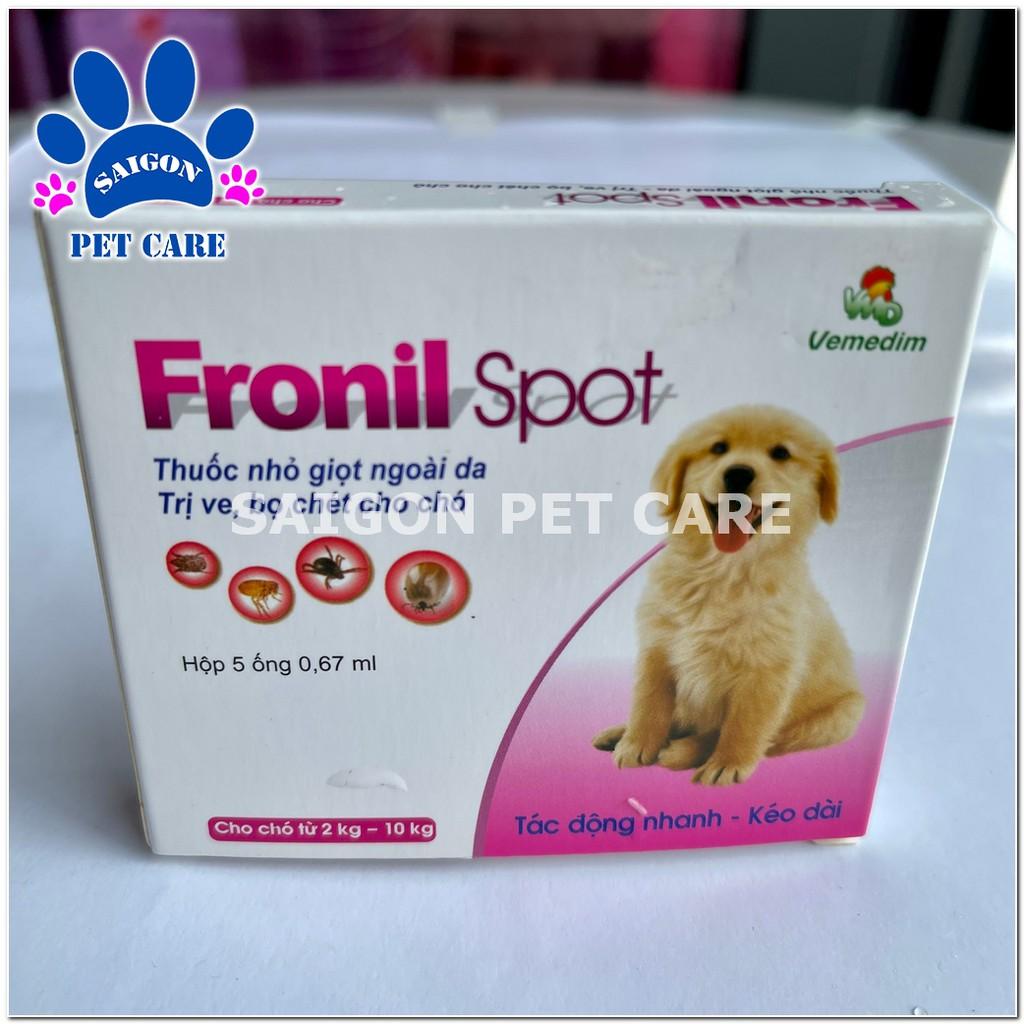 Thuốc nhỏ gáy Fronil Spot trị ve rận cho chó