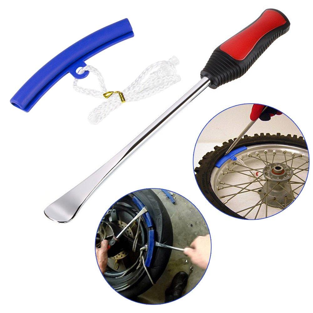 Lốp lắp ráp lốp xe lốp xe lốp xe Bộ dụng cụ sắt 2PCS Tay nâng Nắp dụng cụ đòn bẩy 3PCS Bộ dụng cụ bảo vệ vành bánh xe cho lốp xe máy xe máy