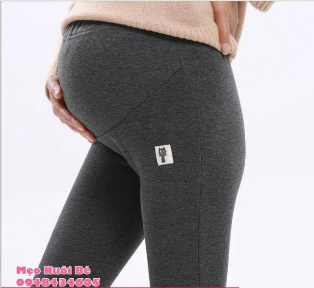 Quần bầu legging cạp cao - Cam kết hàng cao cấp