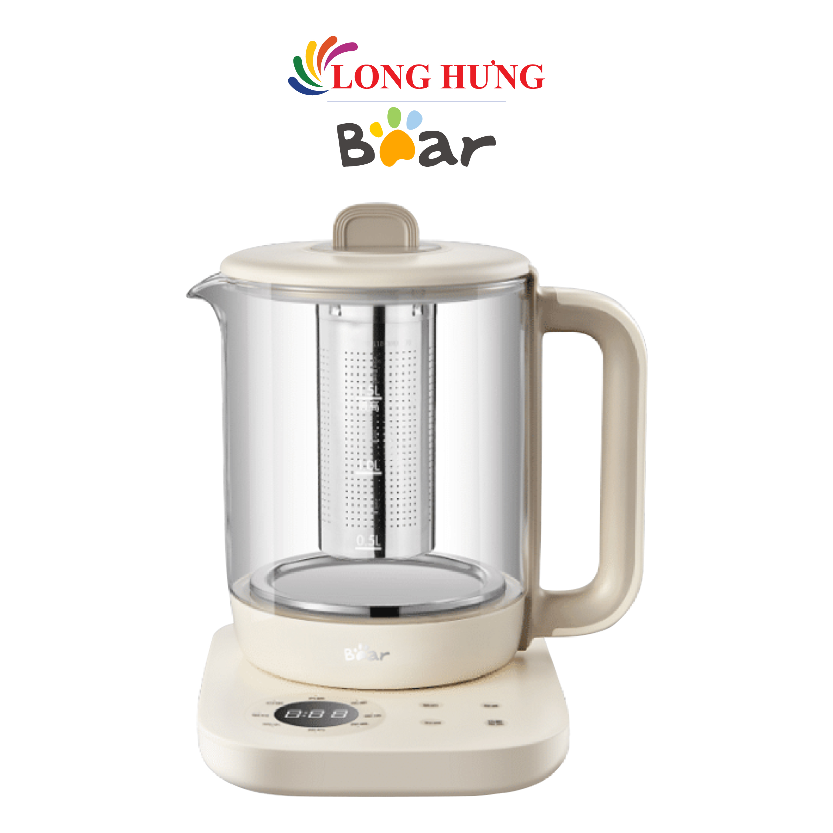 Bình pha trà giữ nhiệt Bear SB-PT15K - Hàng chính hãng