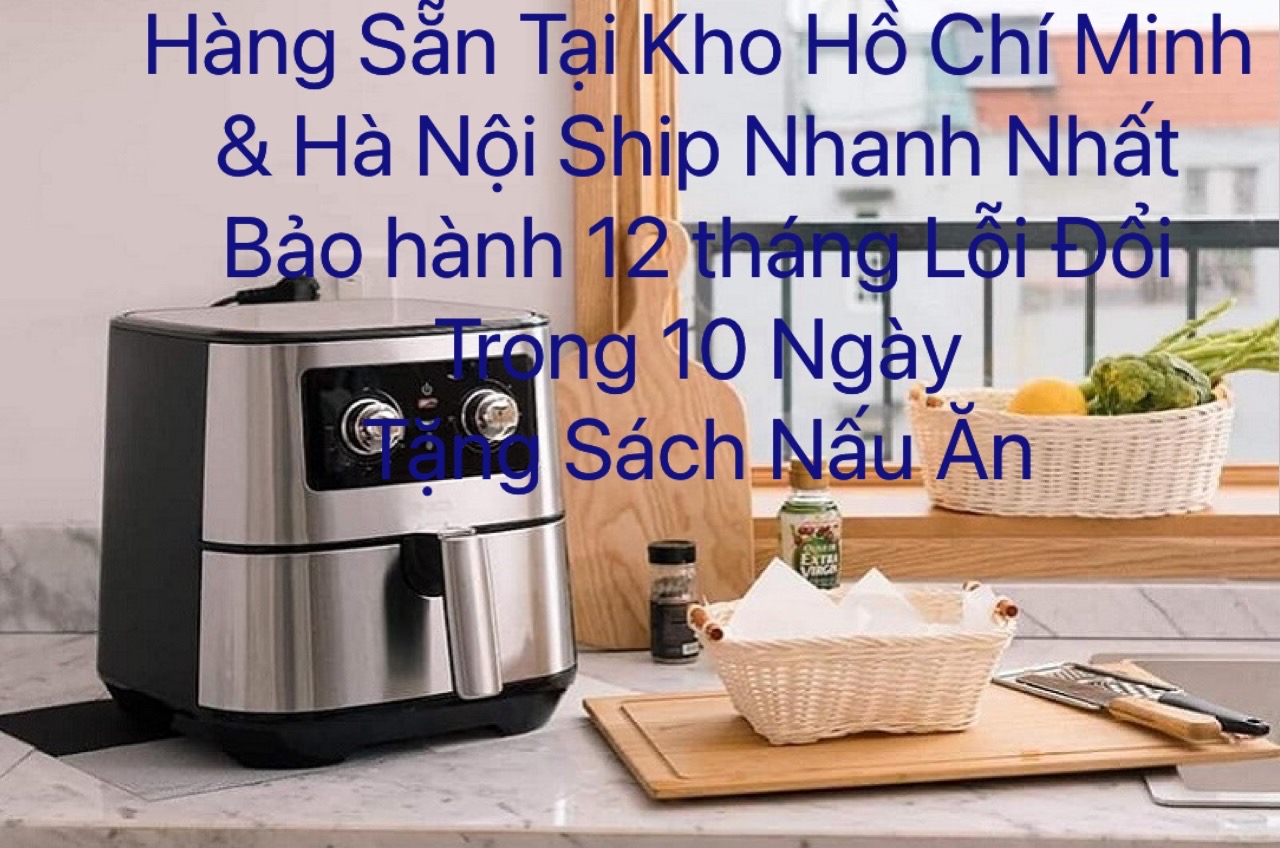 Nồi chiên không dầu LOTTE 5,5 lít model LTS - AF5SM - hàng chính hãng