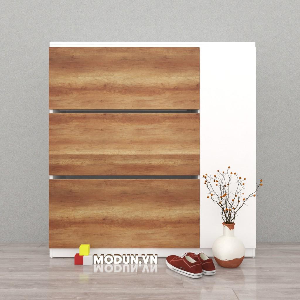 TỦ GIÀY THÔNG MINH - MKTG008 - MODUN.VN - 3 TẦNG - KÈM NGĂN ĐỂ Ô VÀ MŨ BẢO HIỂM - NỘI THẤT KIỂU HÀN