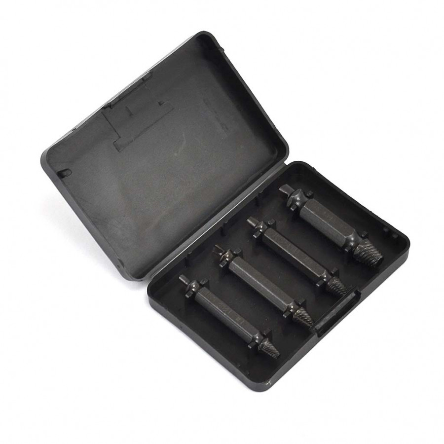 Bộ mũi tháo vít gãy toét đầu thép HSS 4341 thẩm nitơ
